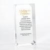 Limitless Collection: Crystal Block Trophy - Clear