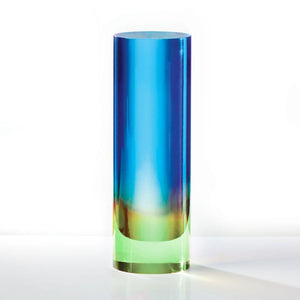 Bold Success Acrylic Cylinder Trophy - Blue