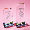 Crystal Faceted Vibrant Luminary Trophy - Large