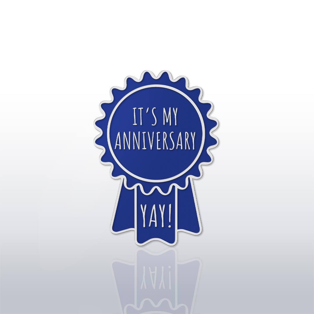 Award Ribbon Lapel Pin - Anniversary - Baudville
