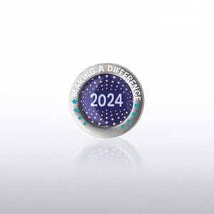 Lapel Pin - 2024: Making a Difference with Gem