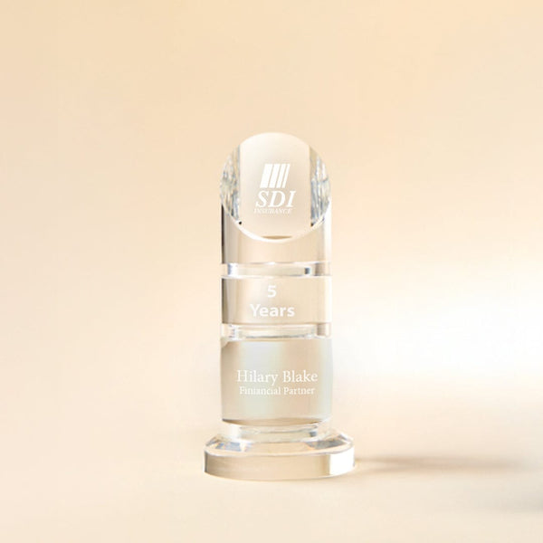 Designed for Growth Perpetual Trophy: Crystal Collection