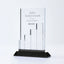 Raising the Bar Crystal Trophy - Black
