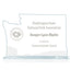 State Map Jade Glass Trophy - Washington