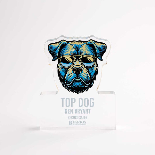 Acrylic Icon Award - Top Dog