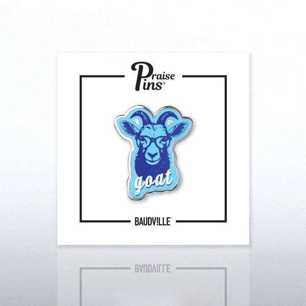 Hipster Goat pin
