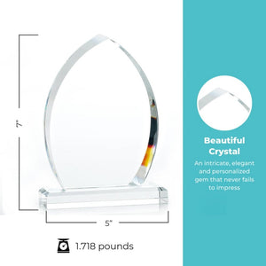 Value Crystal Award Collection - Oval Peak