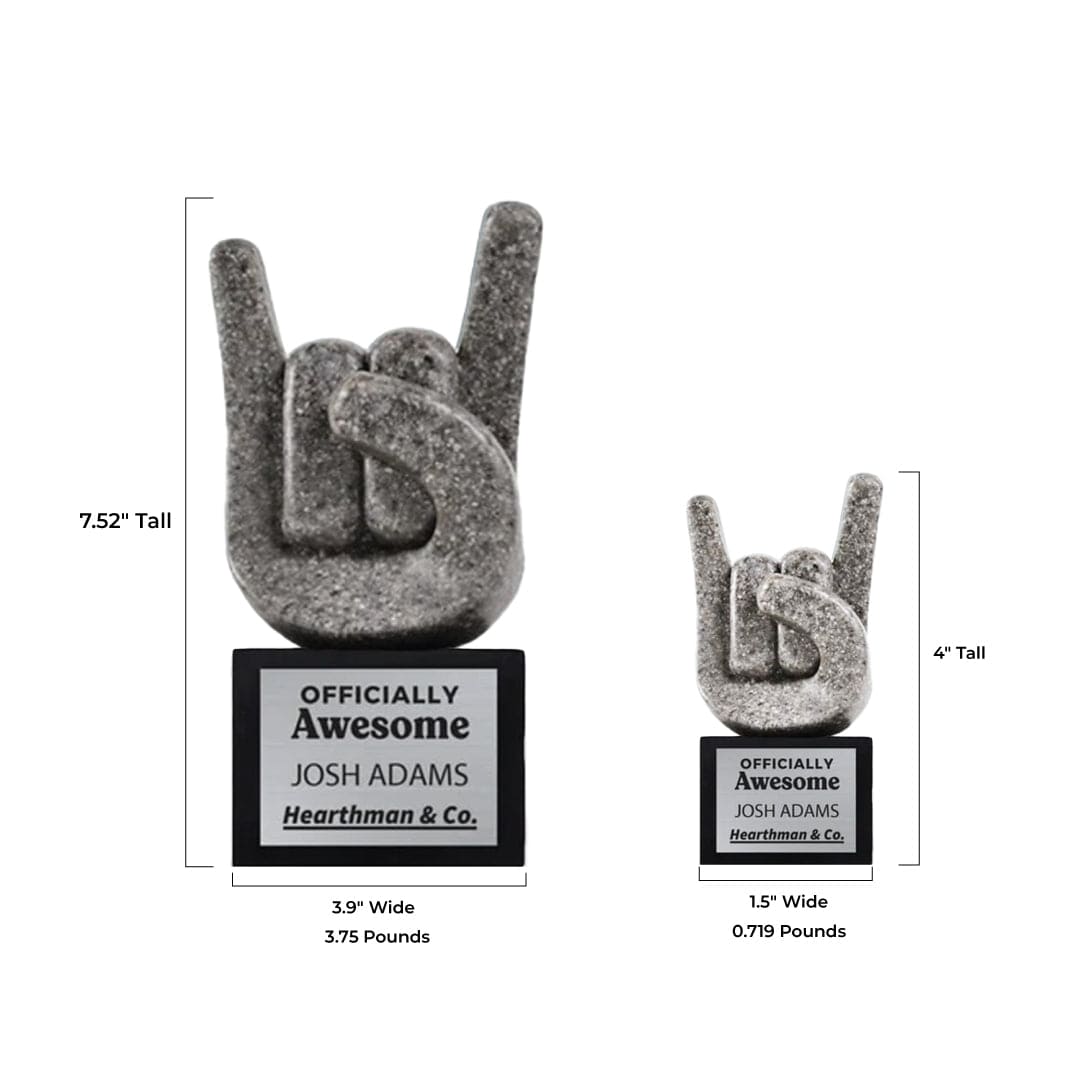 Rock Star Mini Desktop Award – Baudville