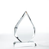 Beveled Edge Crystal Flame Trophy - Diamond