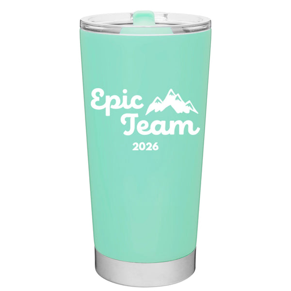 Custom: Feelin' Bold Neon Travel Mug - Mint