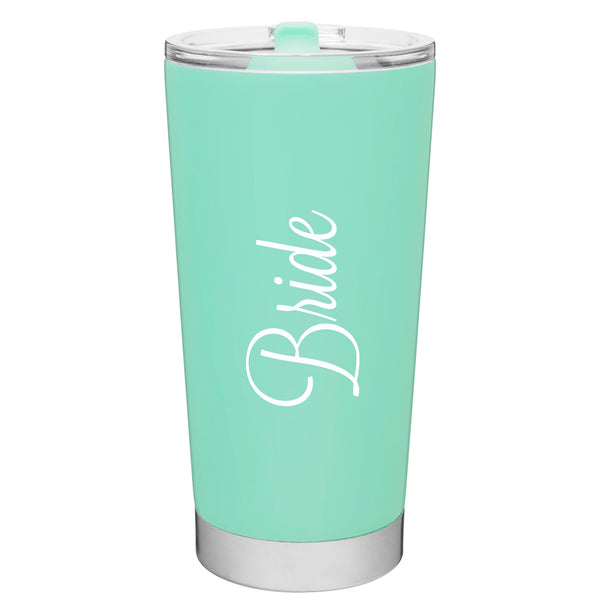 Custom: Feelin' Bold Neon Travel Mug - Mint