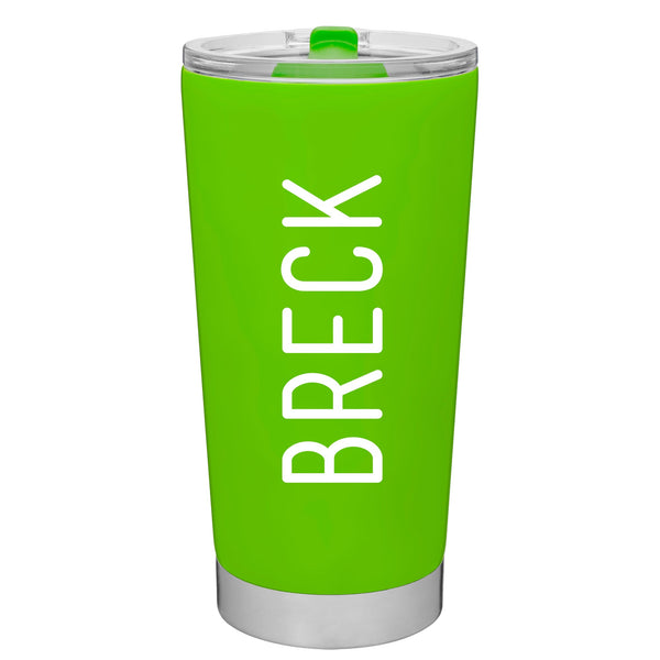 Custom: Feelin' Bold Neon Travel Mug - Green