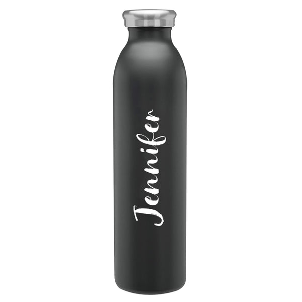 Custom: Posh Stainless Steel Water Bottle Gray