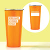 Custom: Road Trip Travel Tumbler - Work Hard