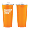 Custom: Road Trip Travel Tumbler - Work Hard