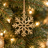 Golden Snowflake Ornament