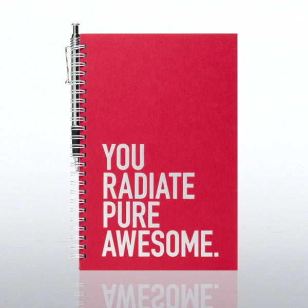 Journal, Pen & Tote Gift Set - You Radiate Pure Awesome