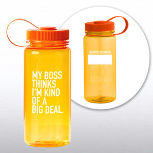 Custom: Value Wide Mouth Wellness Bottle - My Boss Thinks...