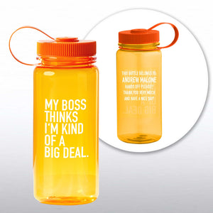 Custom: Value Wide Mouth Wellness Bottle - My Boss Thinks...