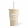 Eco-Smart Wheat Tumbler - Thankful for You