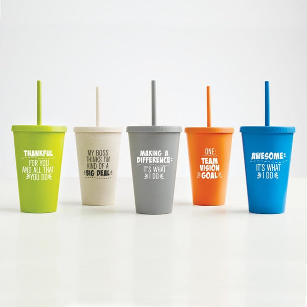 Eco-Smart Wheat Tumbler - Thankful for You
