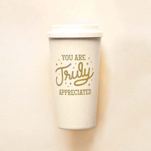 Perfectly Pastel Wheat Tumbler - You Are Truly Appreciated