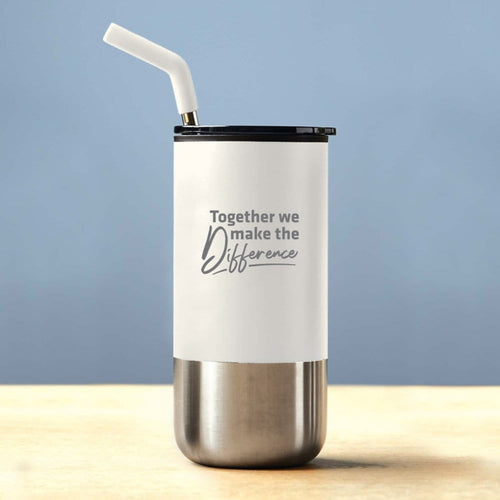 Sustainable Corporate Gift Insulated Tumbler | Tahoe Hot/Cold Travel Tumbler - Together | Baudville