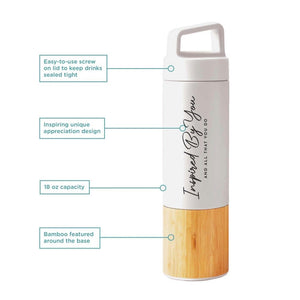 Bamboo Impact Water Bottle - Inspired
