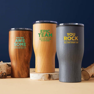 Wood Finish Big Sip Tumbler - You're Awesome