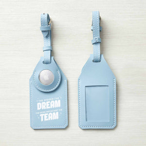 Modern Luggage Tag and Apple AirTag Gift Set - Dream Team