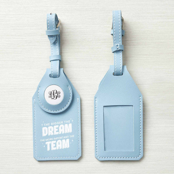 Custom: Modern Luggage Tag and Apple AirTag Gift Set - Dream Team