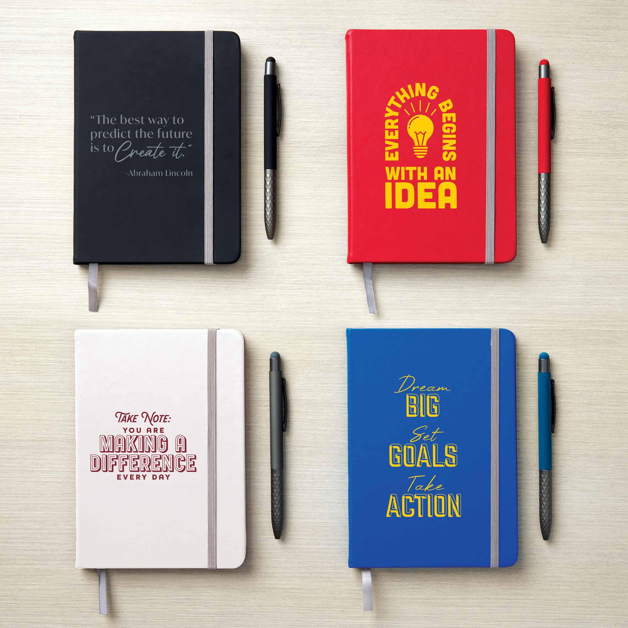 Eco-Friendly Luxe Stone Paper Journal & Pen Set - Making a