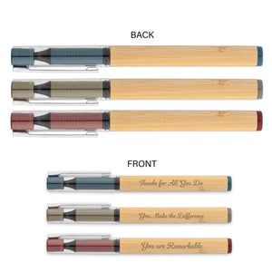 Custom: Harmony Bamboo Gel Pen 3 Pack