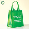 Striped Success Eco-Friendly Tote Bag - Positive