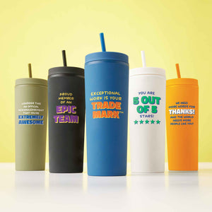 Sustainable Soft Touch Travel Tumbler -