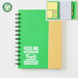 All-in-One Eco Journal w/ Sticky Notes & Pen - Success!