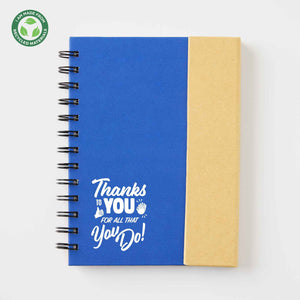 All-in-One Eco Journal w/ Sticky Notes & Pen - Thanks to You