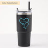 The Drake Stainless Steel Travel Mug - Stethoscope