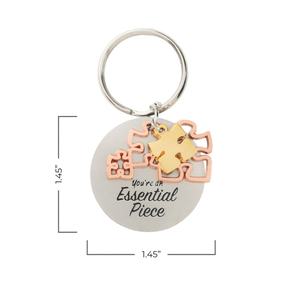 Essentials Keychain Charming Copper Keychain - Contemporary Essential Piece - Baudville