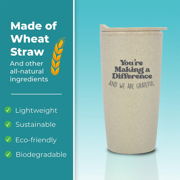 Value Wheat Tumbler - Making a Difference - Natural