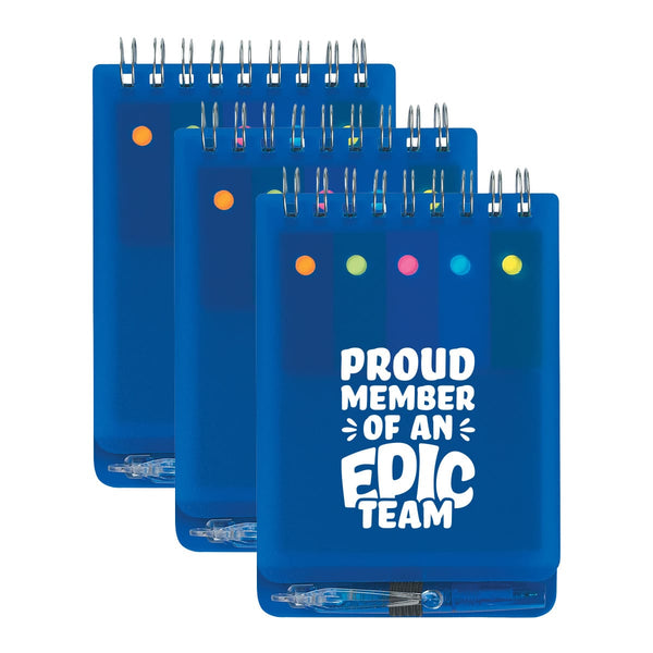 3in1 Mini Jotter w Pen - Epic Team