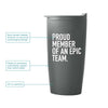 Value Wheat Tumbler - Epic Team - Grey