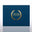 Foil-Stamped Certificate Folder - Laurels - 2026 - Blue