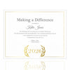 Foil-Stamped Certificate Paper - 2026 Laurels - 50 pK