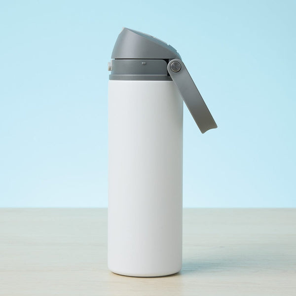 Add Your Logo: Tri Color Flip Top 24oz Stainless Water Bottle