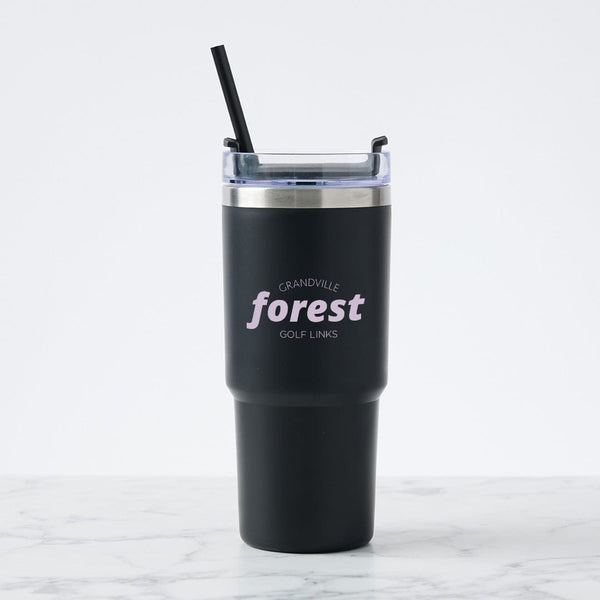Add Your Logo: Value Line Color Pop Tumbler with Straw