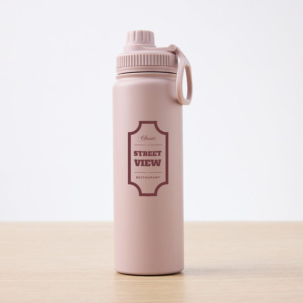 Add Your Logo: Commute & Carry Stainless Water Bottle