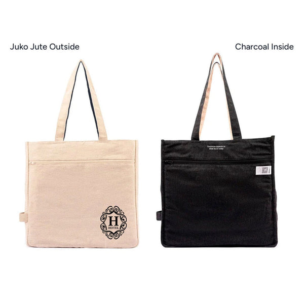 Add Your Logo: Flip Side Reversible Tote Bag