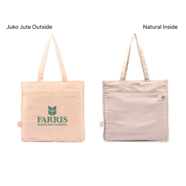 Add Your Logo: Flip Side Reversible Tote Bag