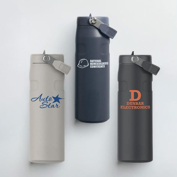 Add Your Logo: Stanley IceFlow™ Flip Straw Water Bottle 24oz